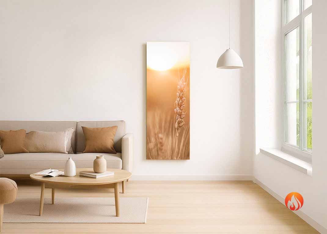 Emeraude radiateur design rayonnant électrique